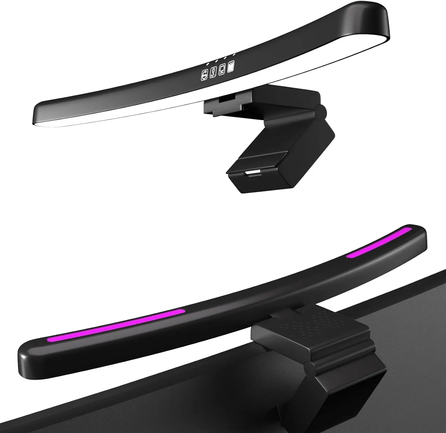 Gaming Accessories Led - Barra de luz curvada para monitor,
