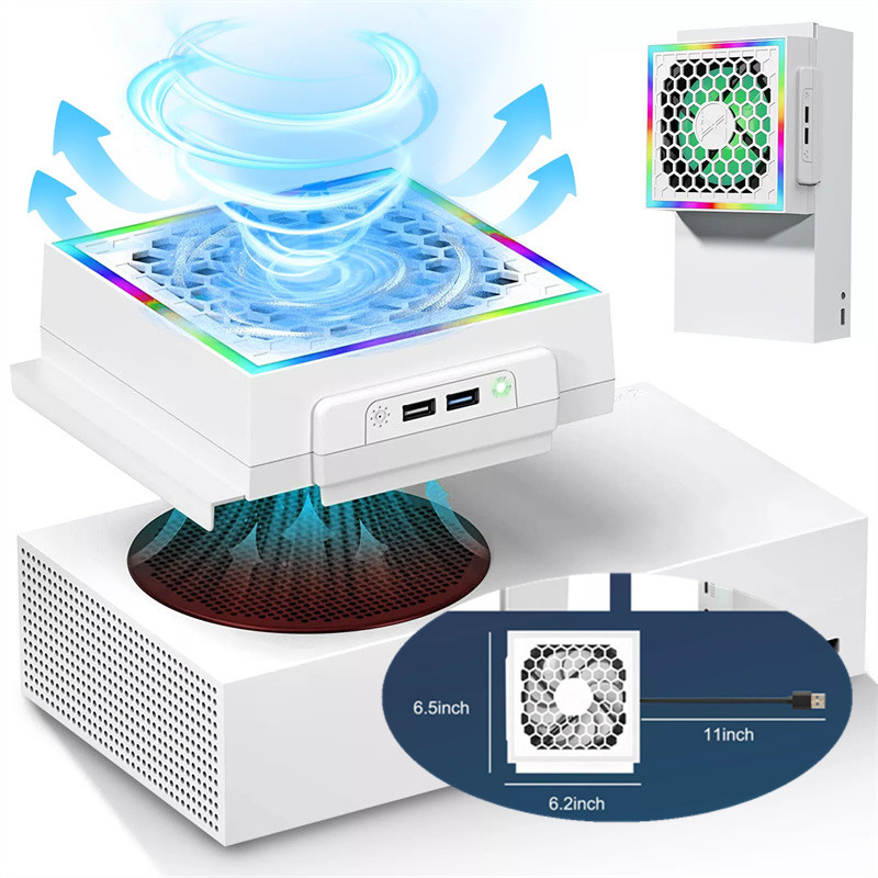 Gaming Accessories Led - Ventilador de refrigeração led atmosfera luz