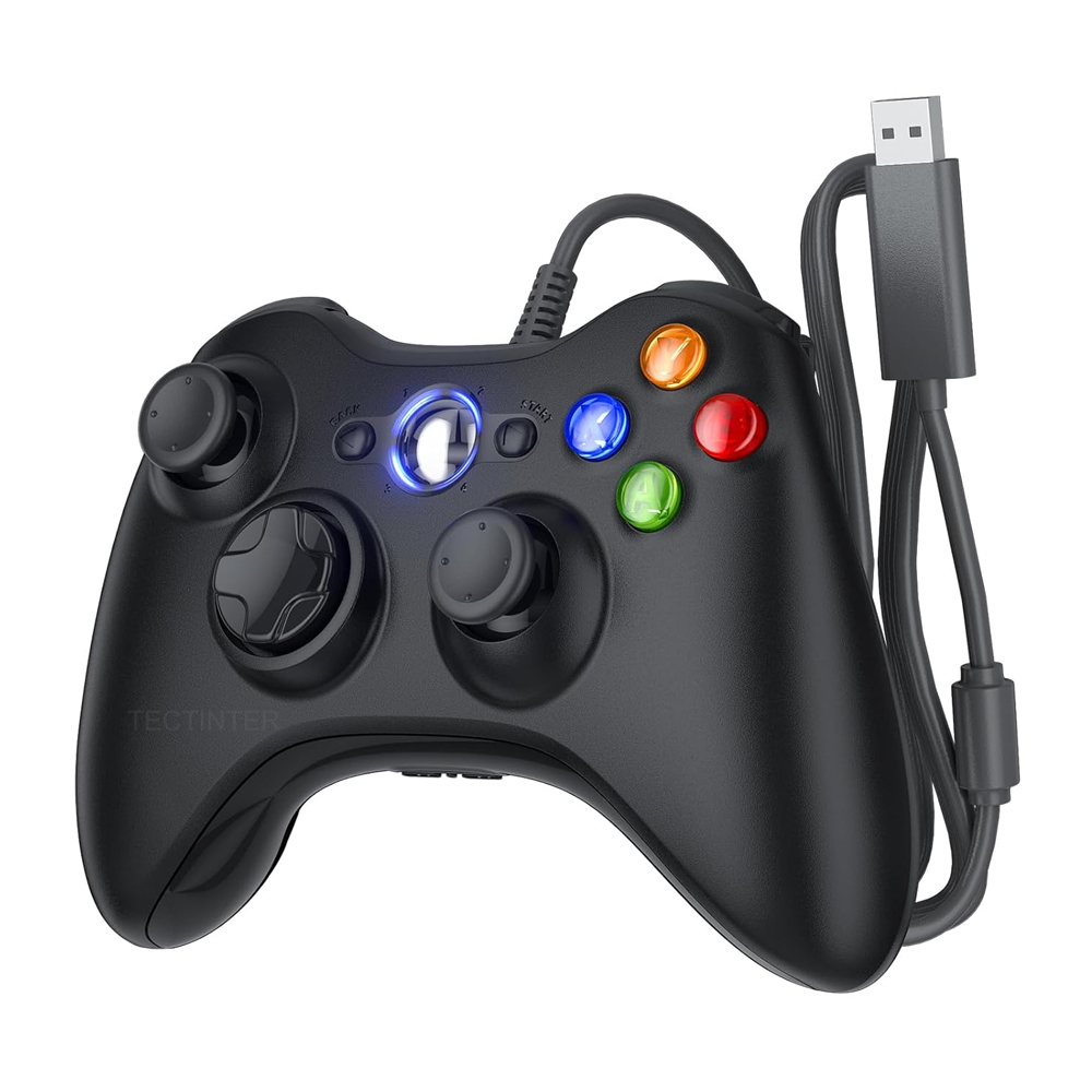 Gaming Setup Accessories Xbox - Controlador de Jogo USB com Fio
