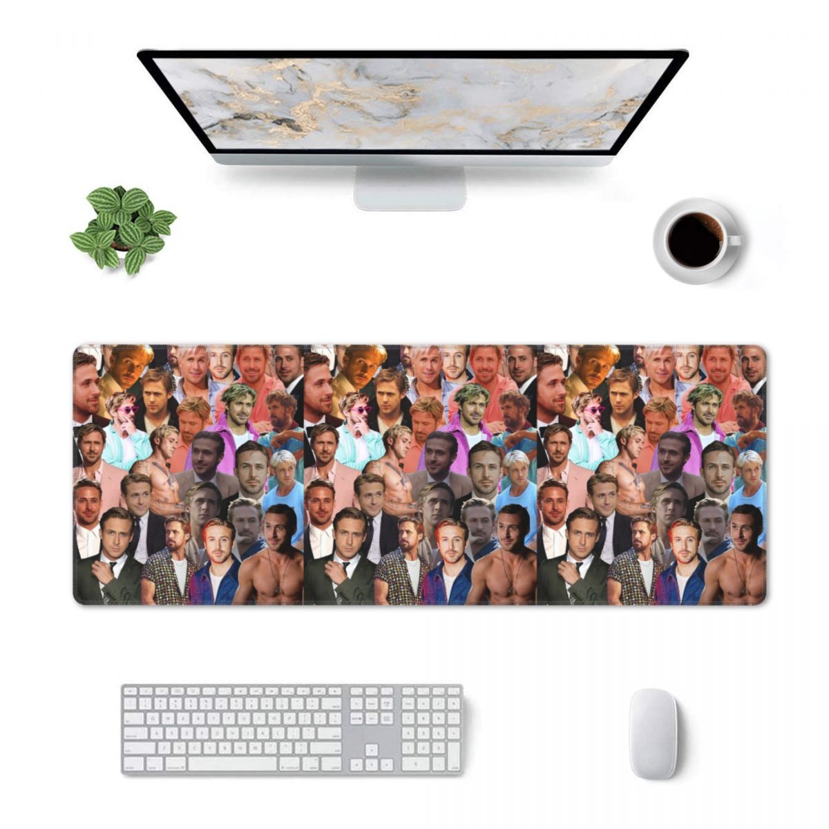 Gaming Accessories Photo - Mouse Pad Grande com Colagem de