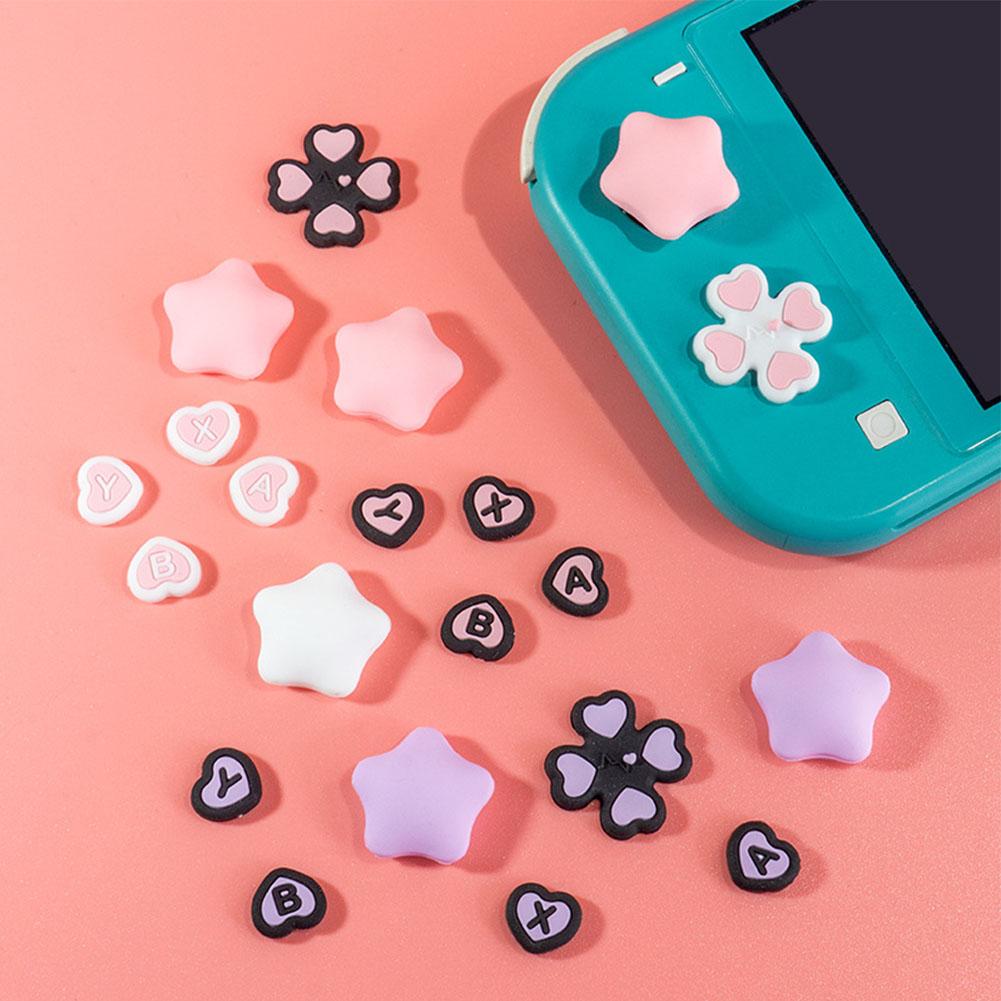 Gaming Accessories Nintendo - Adesivos de botão de silicone para