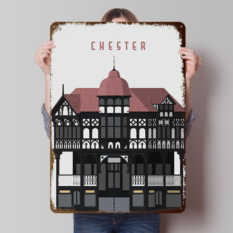 Gaming Accessories Europe - Pôster de Viagem Chester Personalizado, Arte