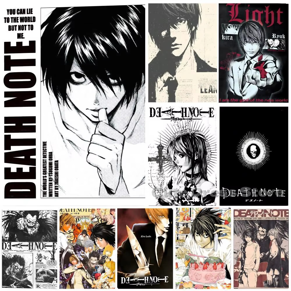 Gaming Accessories Decor - Pôster de Anime Death Note em