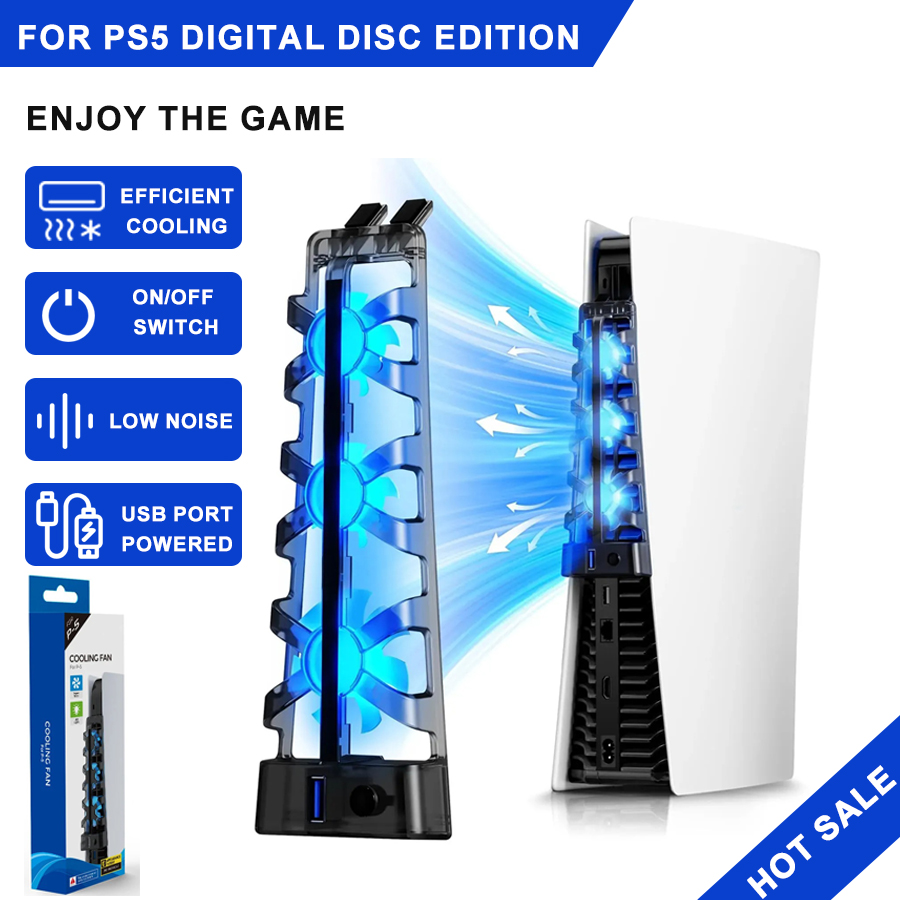 Gaming Accessories Led - Ventilador de Resfriamento com Luz LED