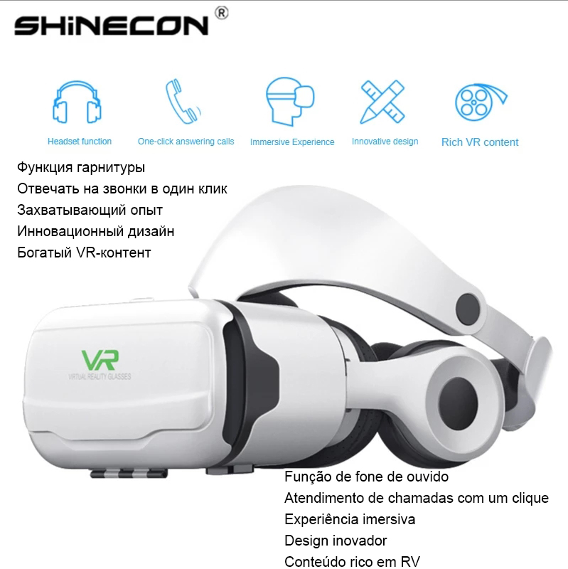 Óculos vr realidade virtual 3d - Gaming Accessories Iphone avaliação e preço