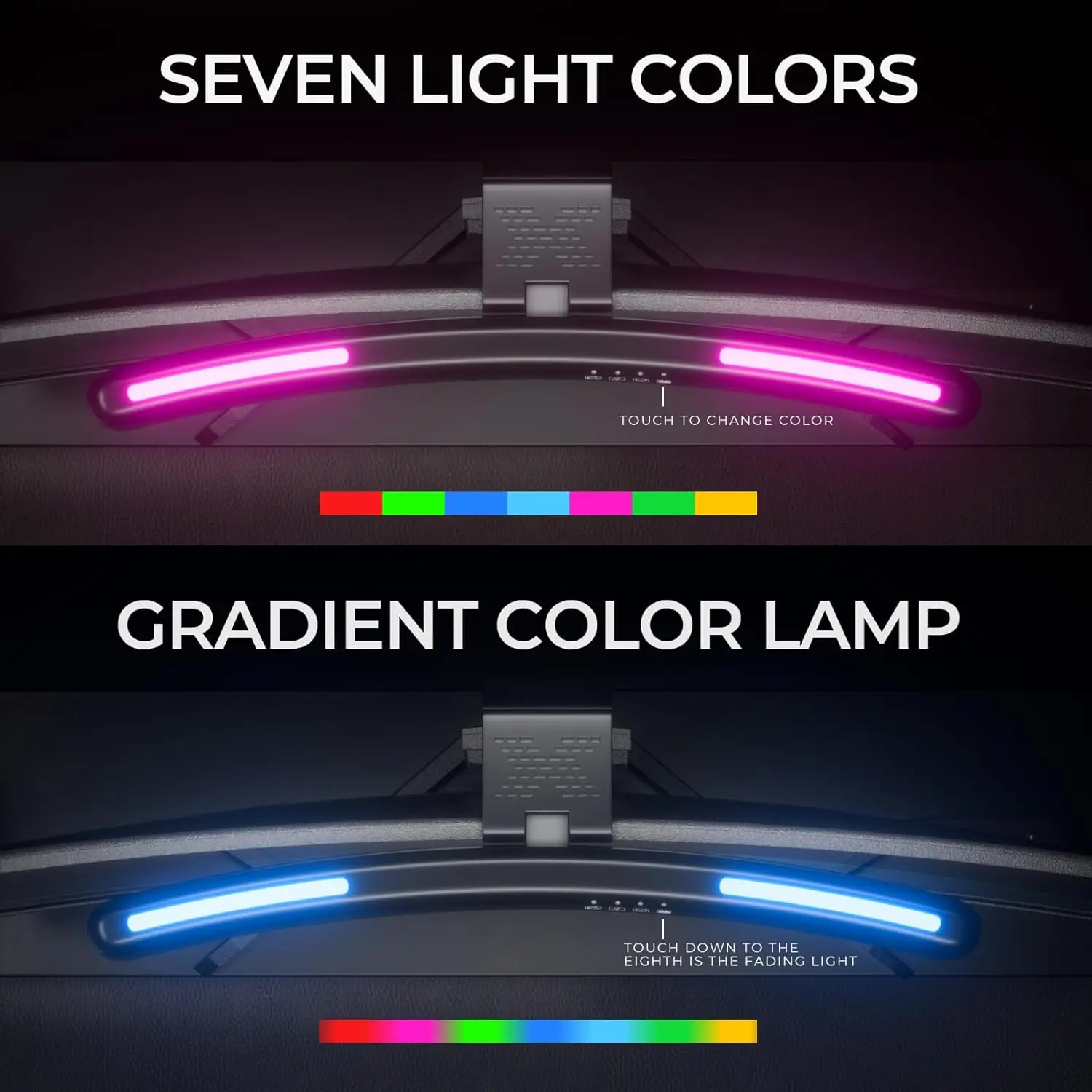 Barra de luz curvada para moni - Gaming Accessories Led avaliação e preço