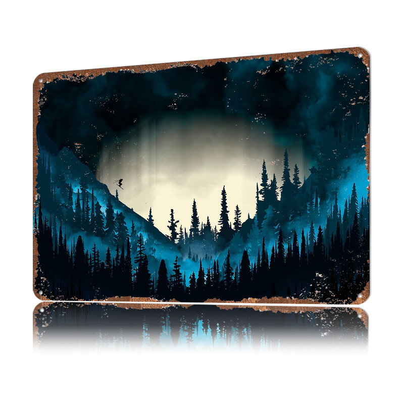 Pôster Metálico de Esqui, Pres - Gaming Accessories Europe avaliação e preço