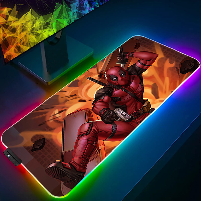 Led mouse pad jogos backlight  - Gaming Accessories Led avaliação e preço