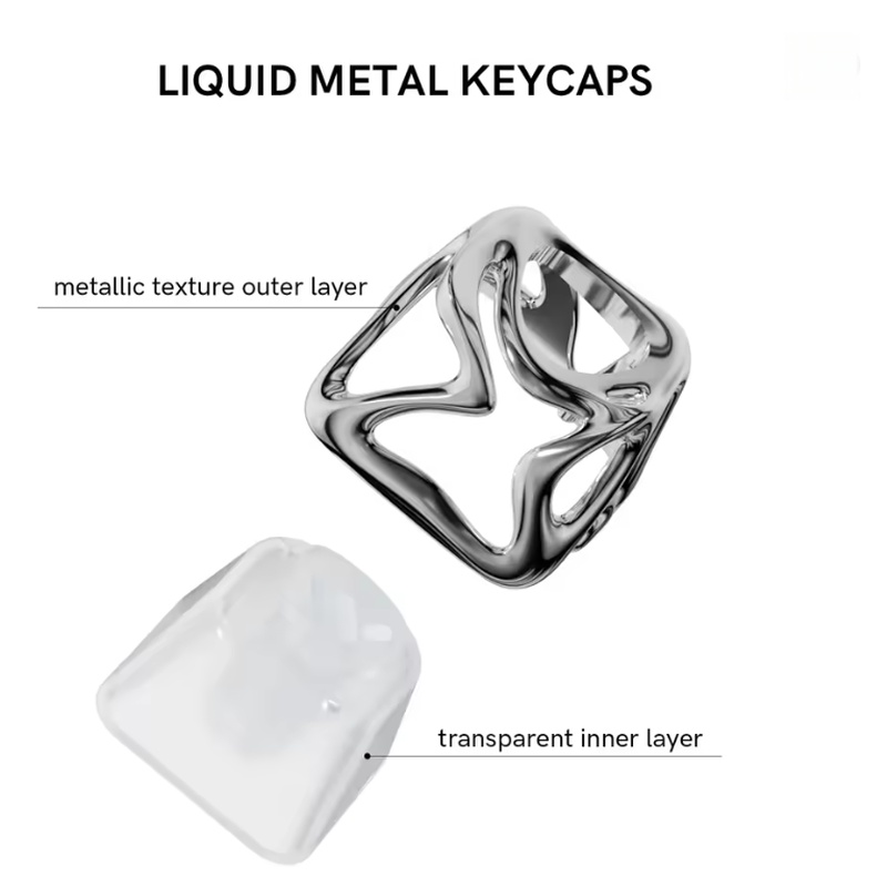 Teclas translúcidas com galvan - Gaming Accessories Aesthetic avaliação e preço