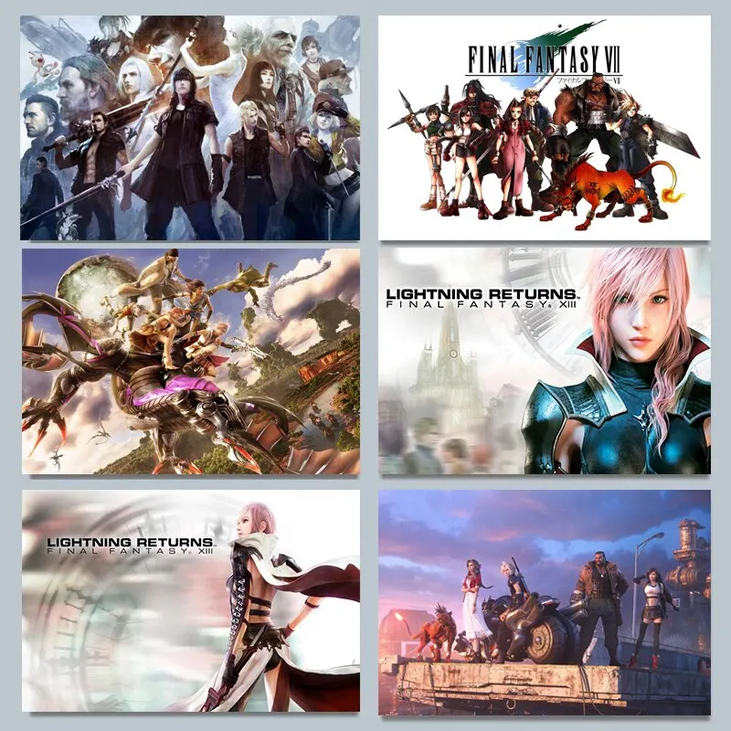 Final Fantasy VII Vaporwave Ca - Gaming Accessories Decor avaliação e preço