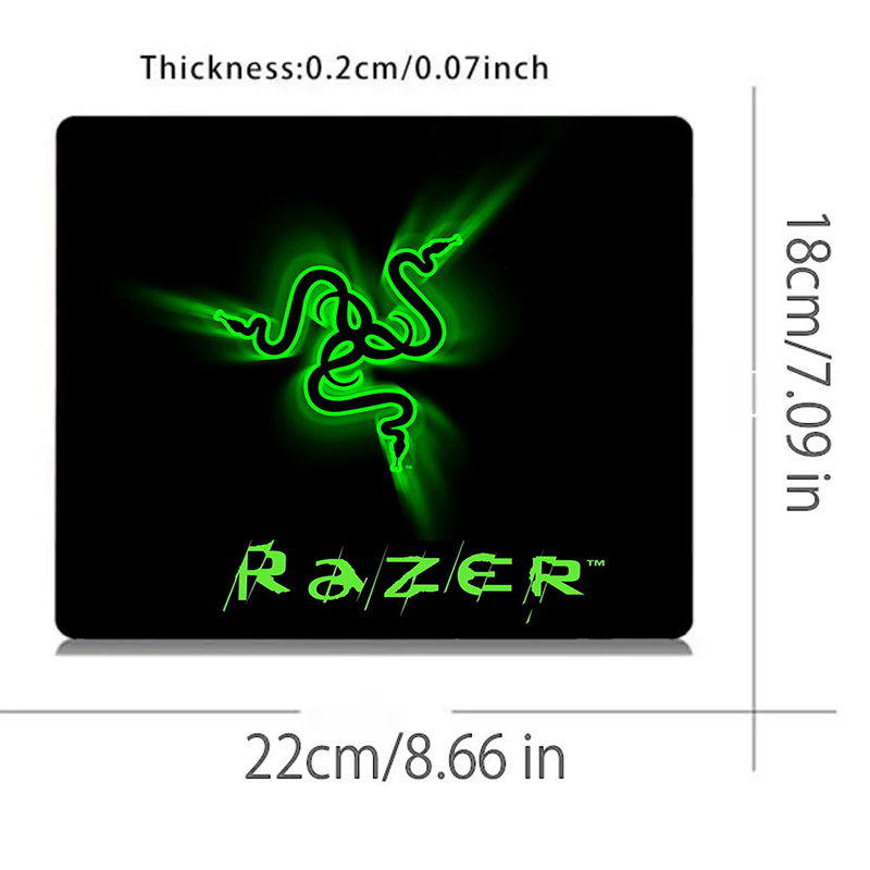 Razer moda pequena mouse pad a - Gaming Accessories For Laptop avaliação e preço