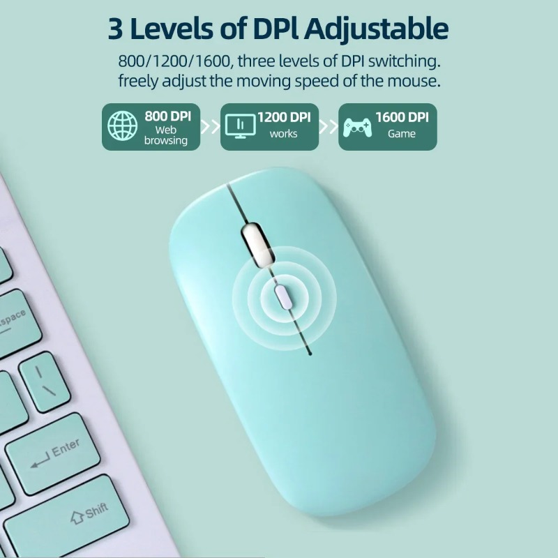 Mouse Sem Fio Bluetooth Silenc - Gaming Accessories Ipad avaliação e preço