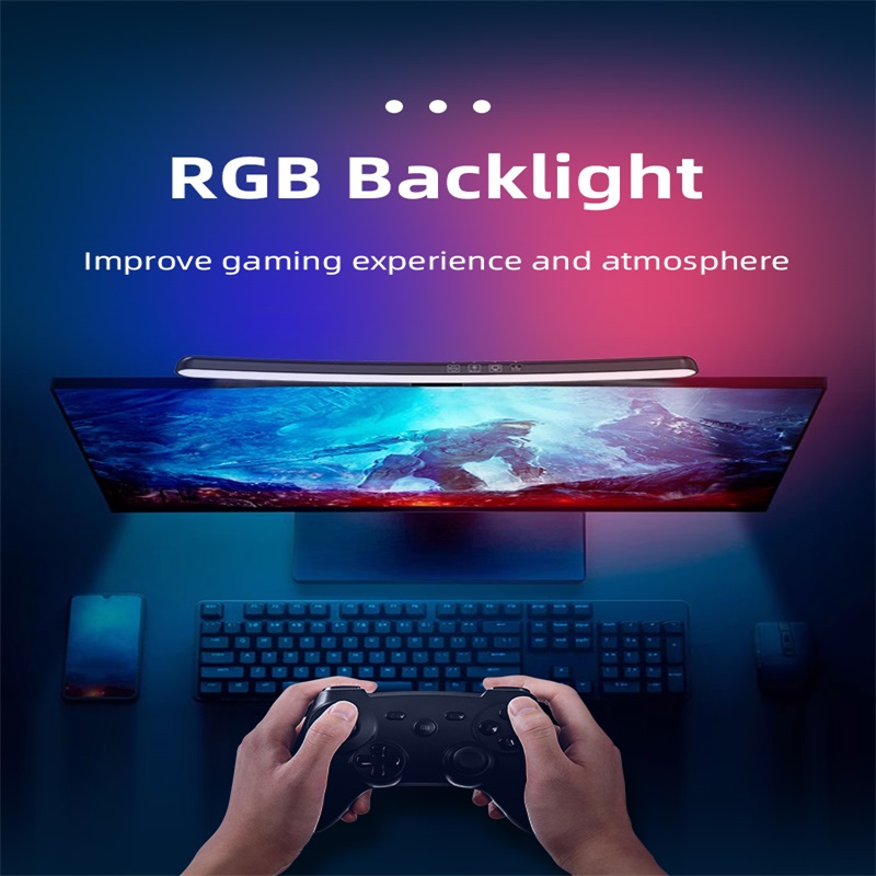 Barra de luz curvada para moni - Gaming Accessories Led avaliação e preço