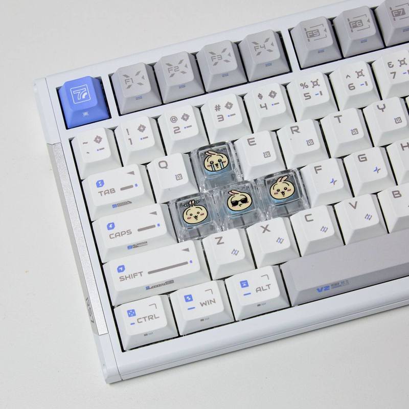 Chiikawa 4 peças de teclas per - Gaming Accessories Decor avaliação e preço