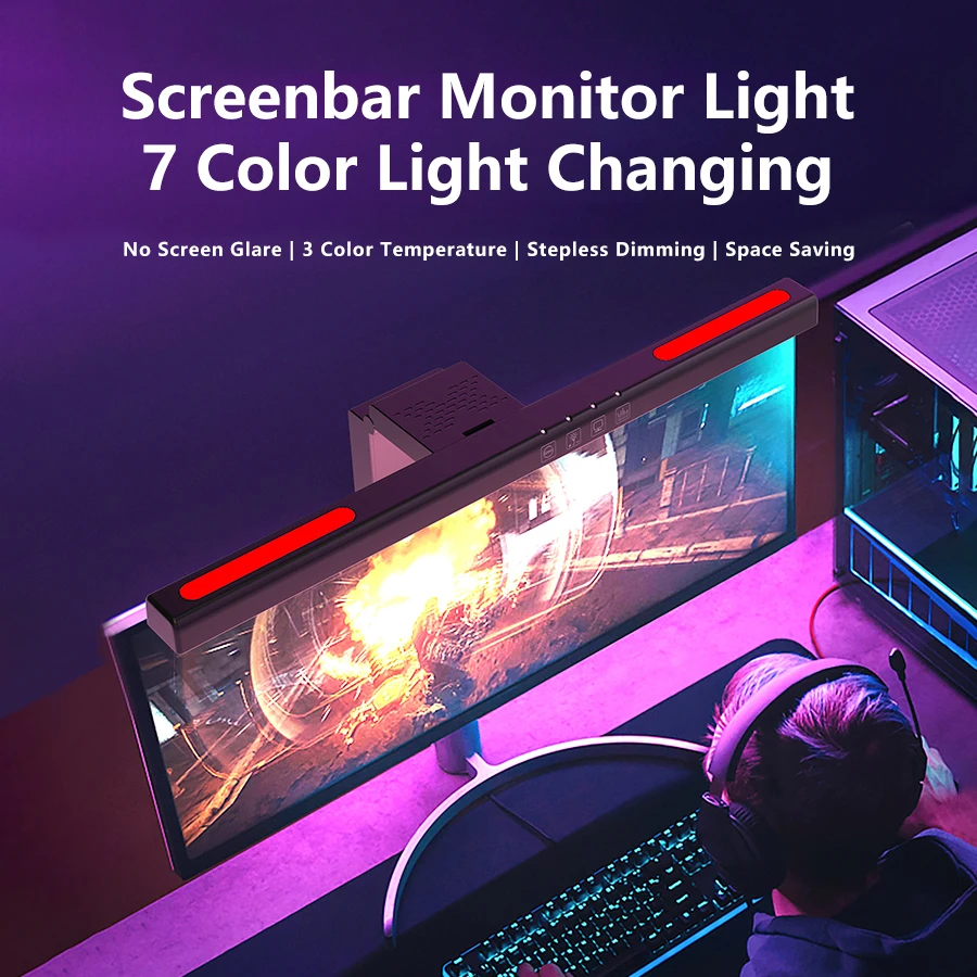 Usb stepless escurecimento tel - Gaming Accessories Led avaliação e preço