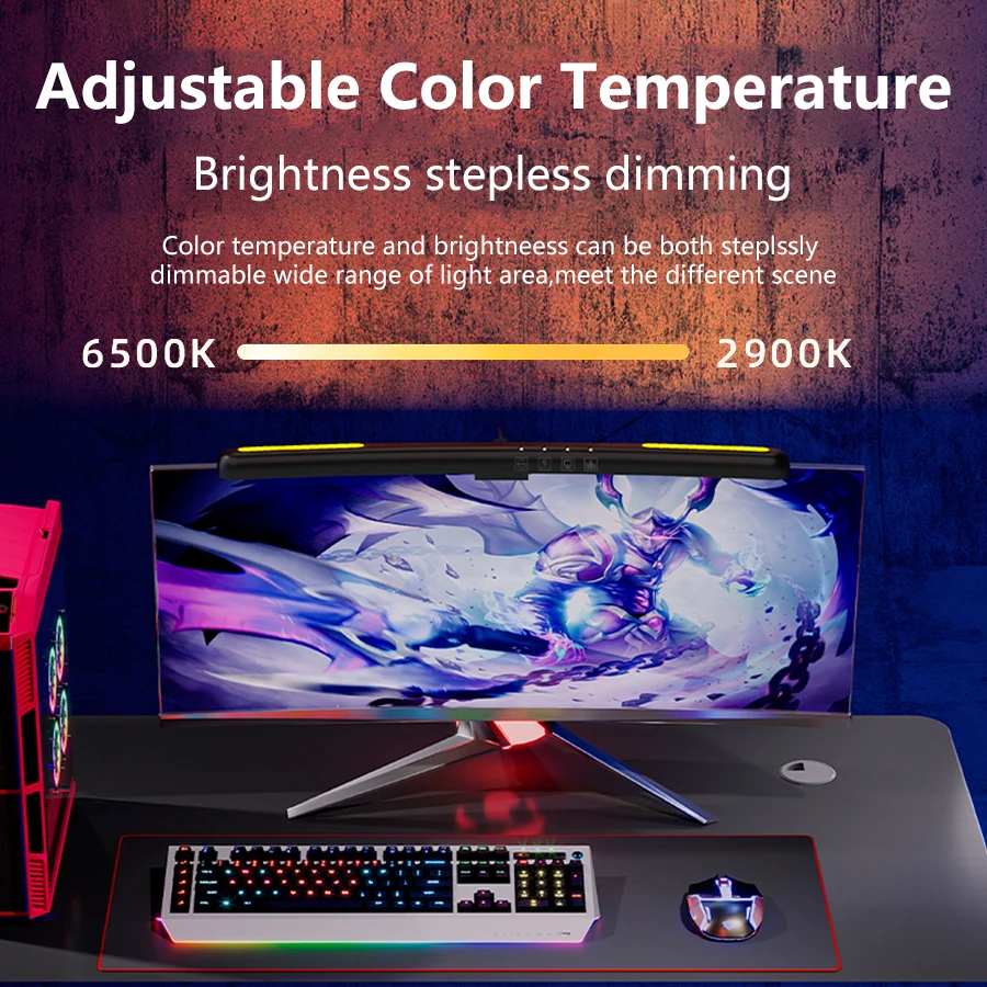 Usb stepless escurecimento tel - Gaming Accessories Led avaliação e preço
