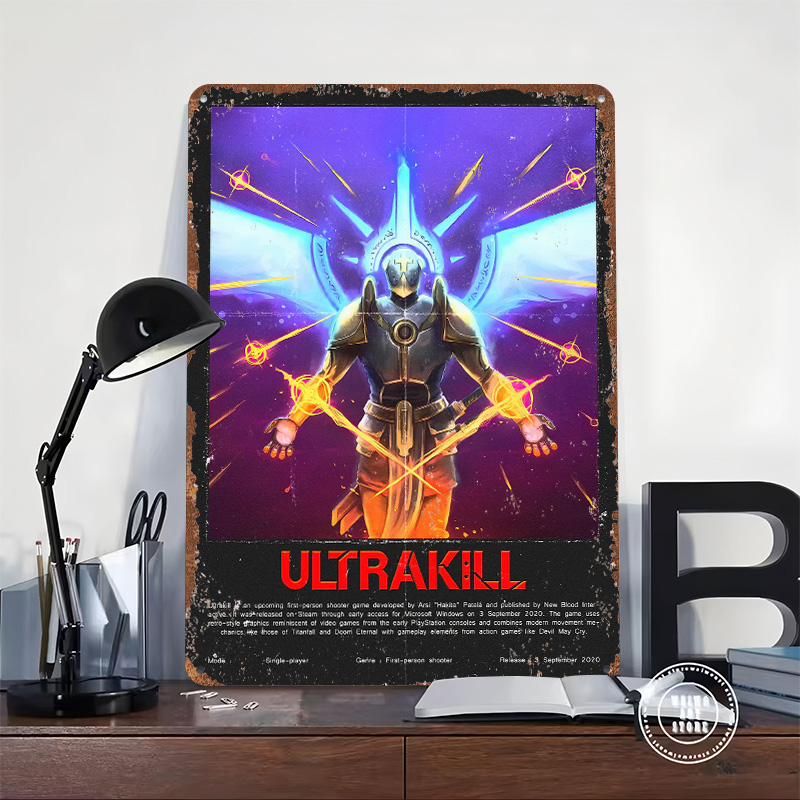 Pôster Metálico do Jogo Ultrak - Gaming Accessories Europe avaliação e preço