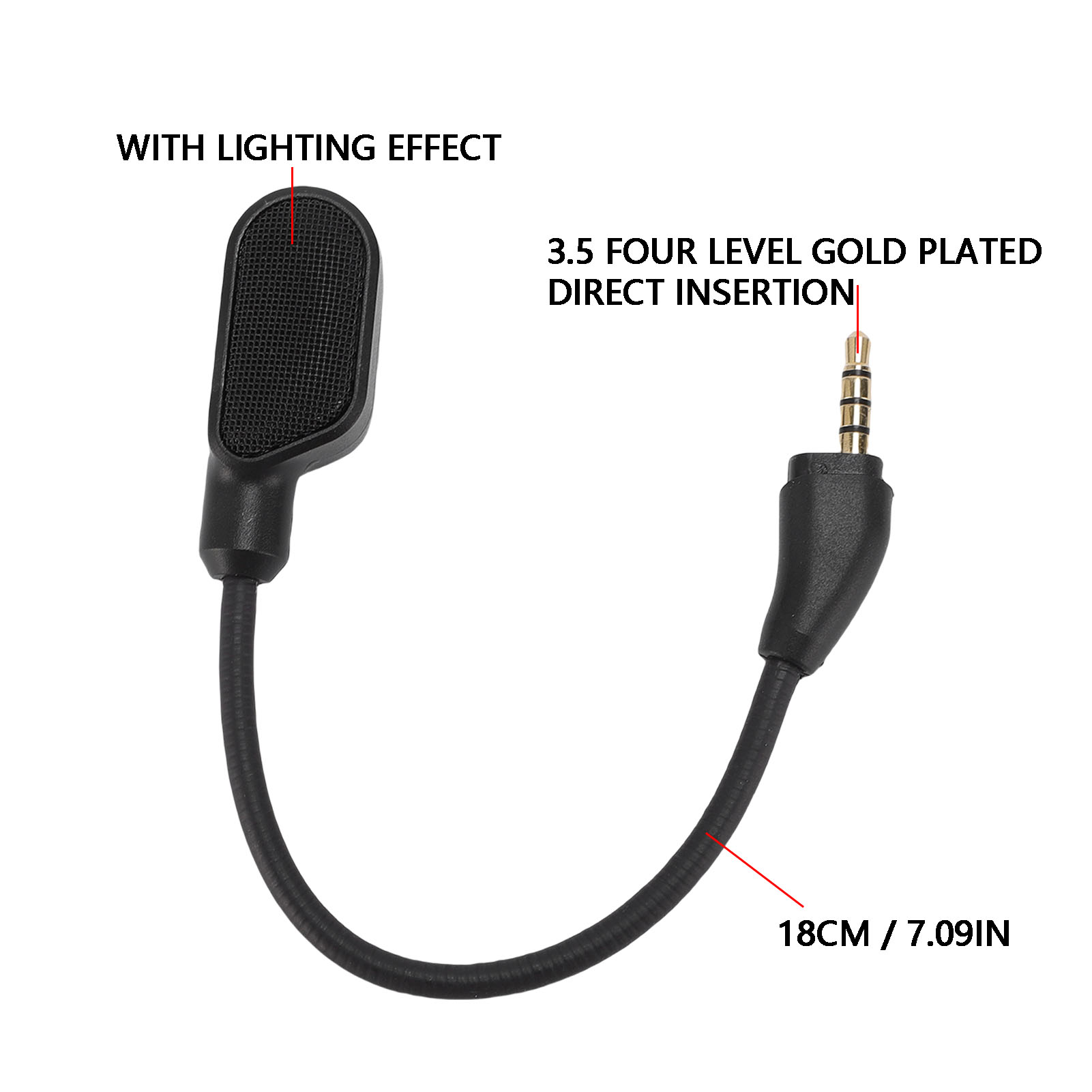 Microfone de Substituição para - Gaming Accessories Led avaliação e preço