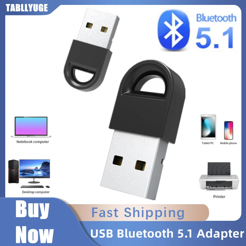 Usb bluetooth 5.1 adaptador us - Gaming Accessories For Laptop avaliação e preço