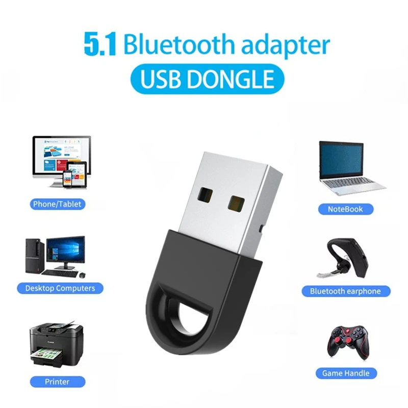 Usb bluetooth 5.1 adaptador us - Gaming Accessories For Laptop avaliação e preço