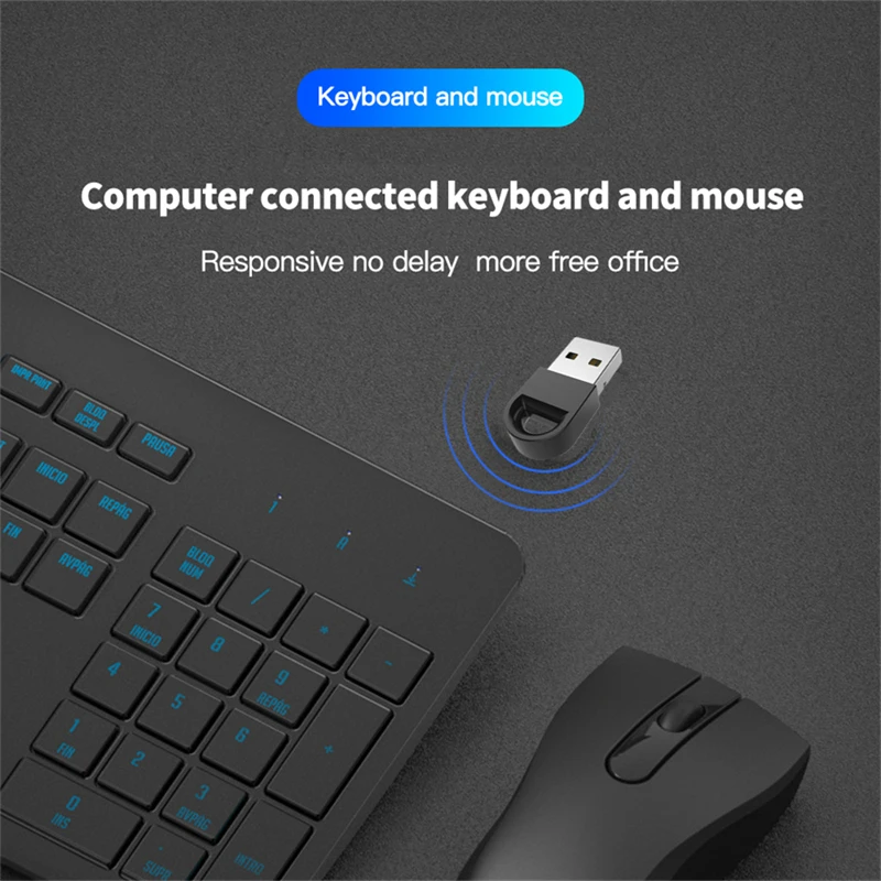 Usb bluetooth 5.1 adaptador us - Gaming Accessories For Laptop avaliação e preço