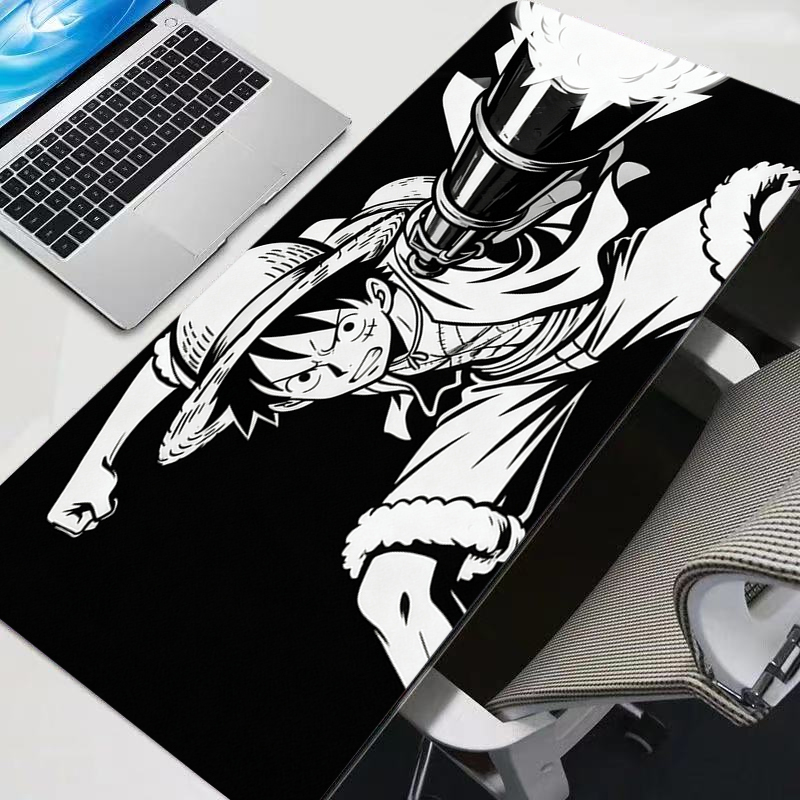 Preto e branco mouse pad uma p - Gaming Accessories For Laptop avaliação e preço