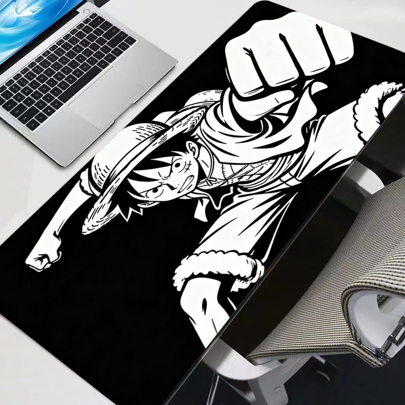 Preto e branco mouse pad uma p - Gaming Accessories For Laptop avaliação e preço