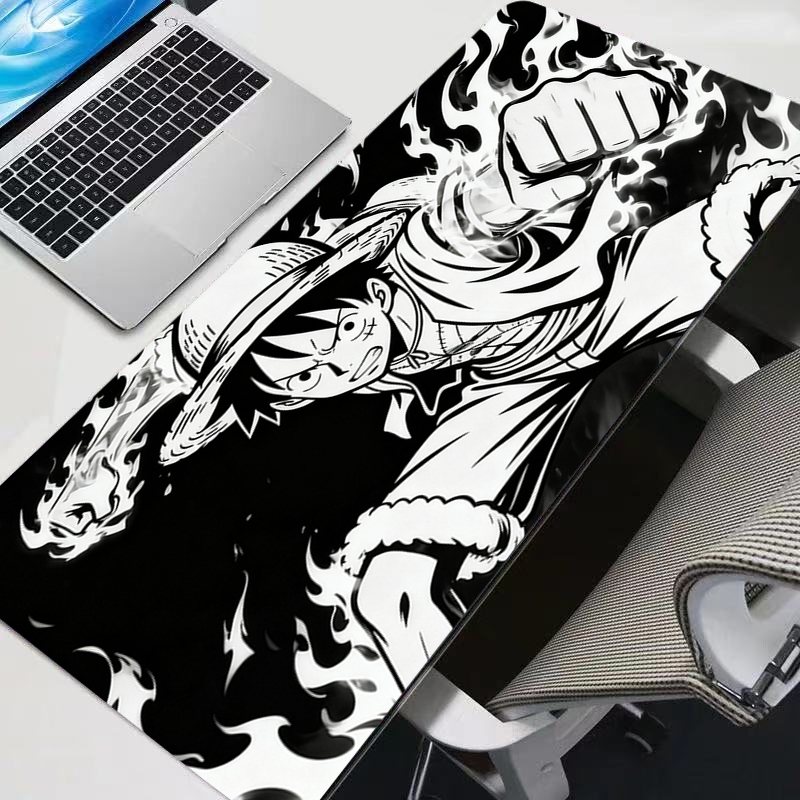 Preto e branco mouse pad uma p - Gaming Accessories For Laptop avaliação e preço
