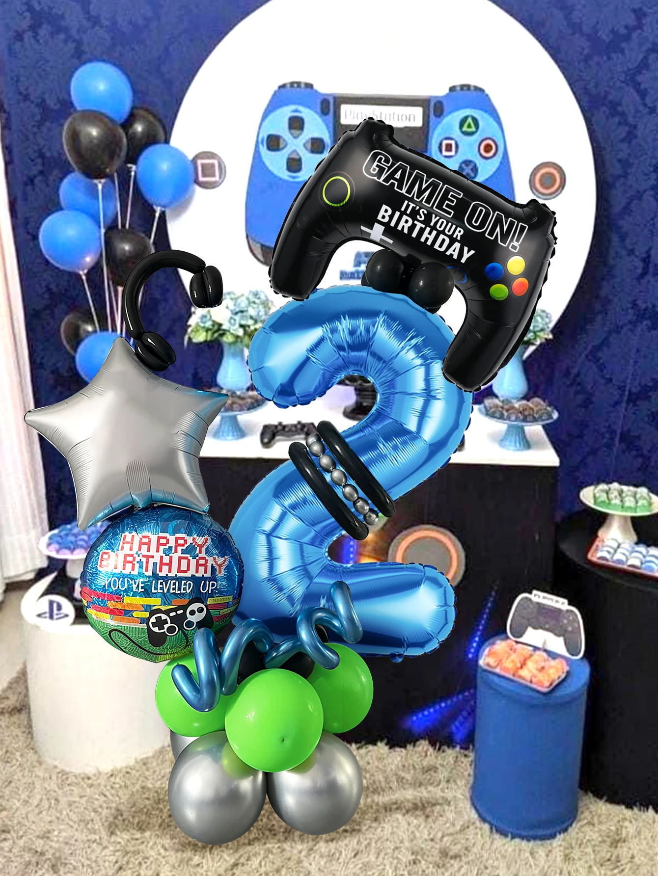Kit de Balões Temáticos de Jog - Gaming Accessories Decor avaliação e preço