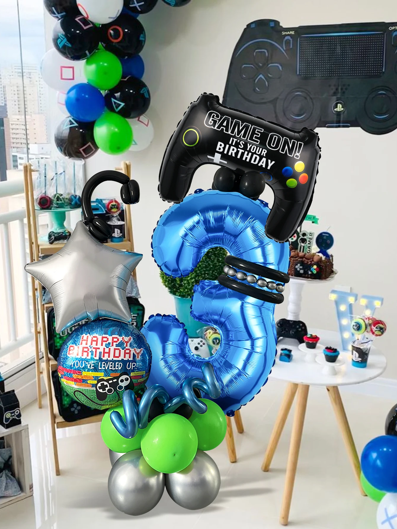 Kit de Balões Temáticos de Jog - Gaming Accessories Decor avaliação e preço