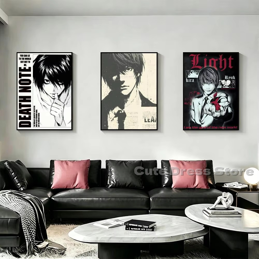 Pôster de Anime Death Note em  - Gaming Accessories Decor avaliação e preço