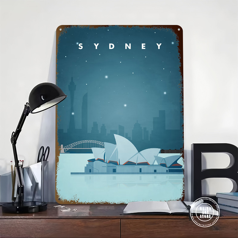Pôster de Viagem de Sydney, Pl - Gaming Accessories Europe avaliação e preço