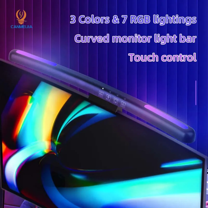 Curvo LED Monitor Light Bar, U - Gaming Accessories Led avaliação e preço